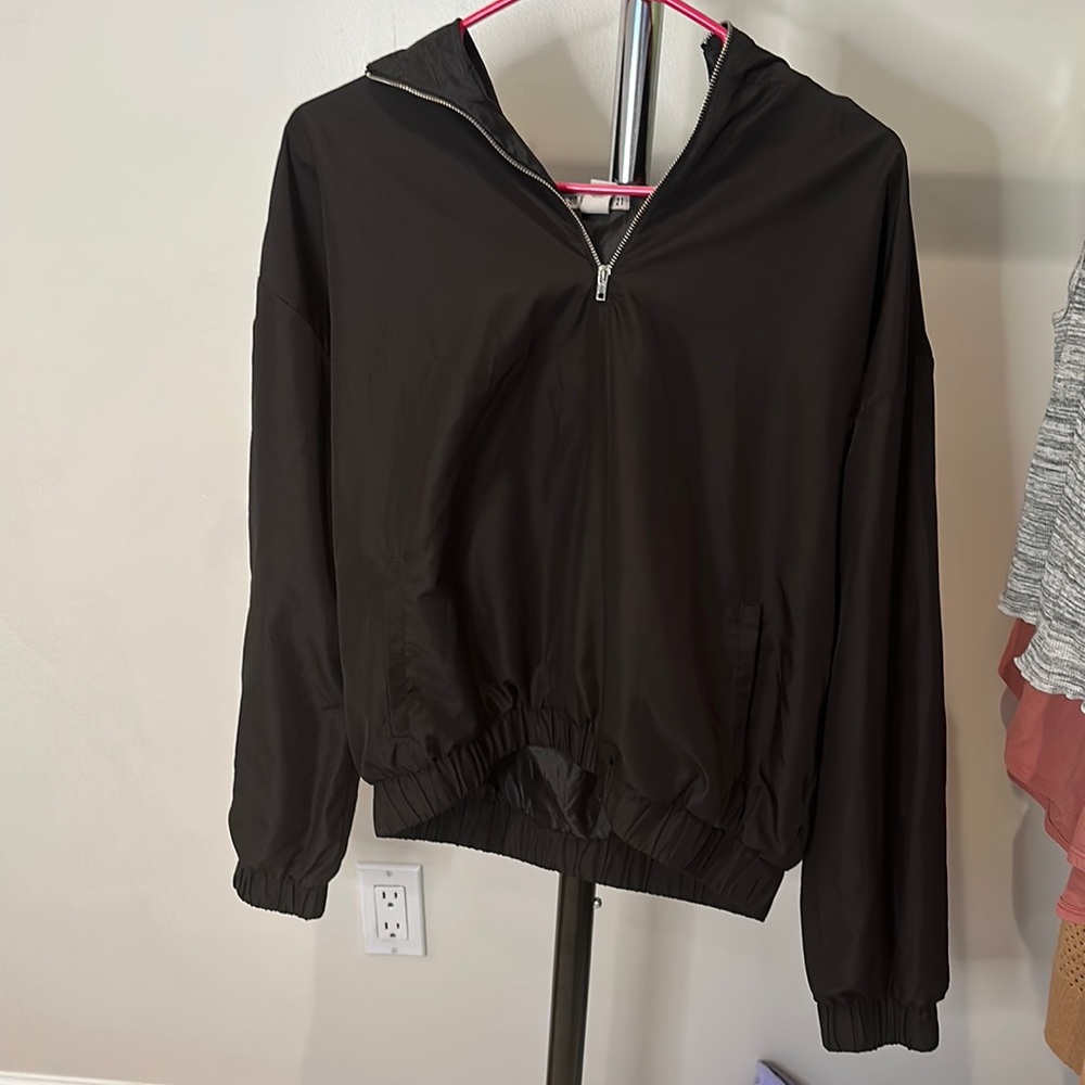 Forever 21 black windbreaker